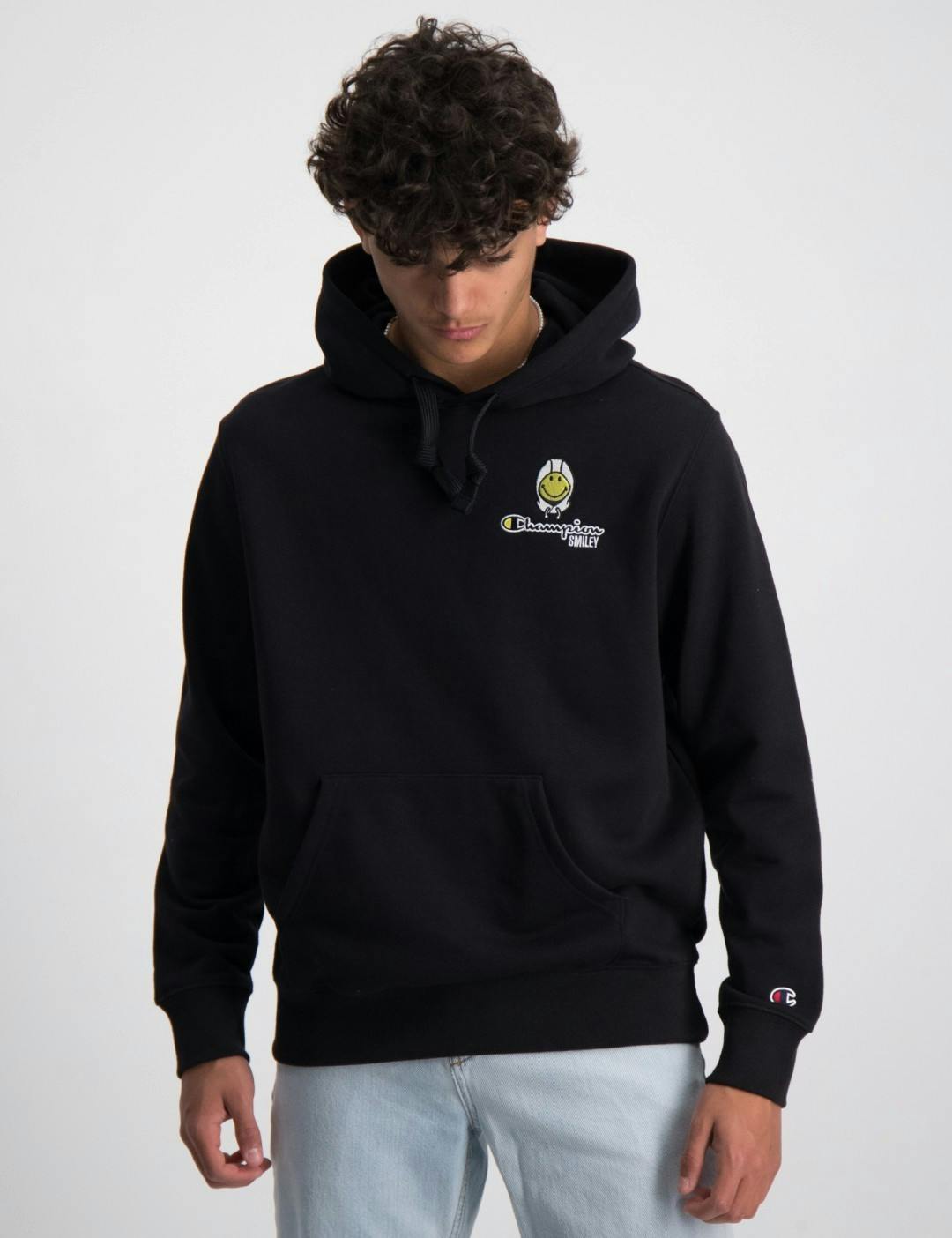 | Store Hooded Schwarz Jungen Sweatshirt Brand für Kids