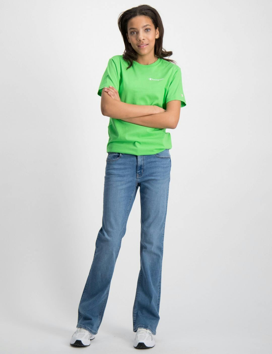 | Store für Grün Mädchen Brand Crewneck Kids T-Shirt