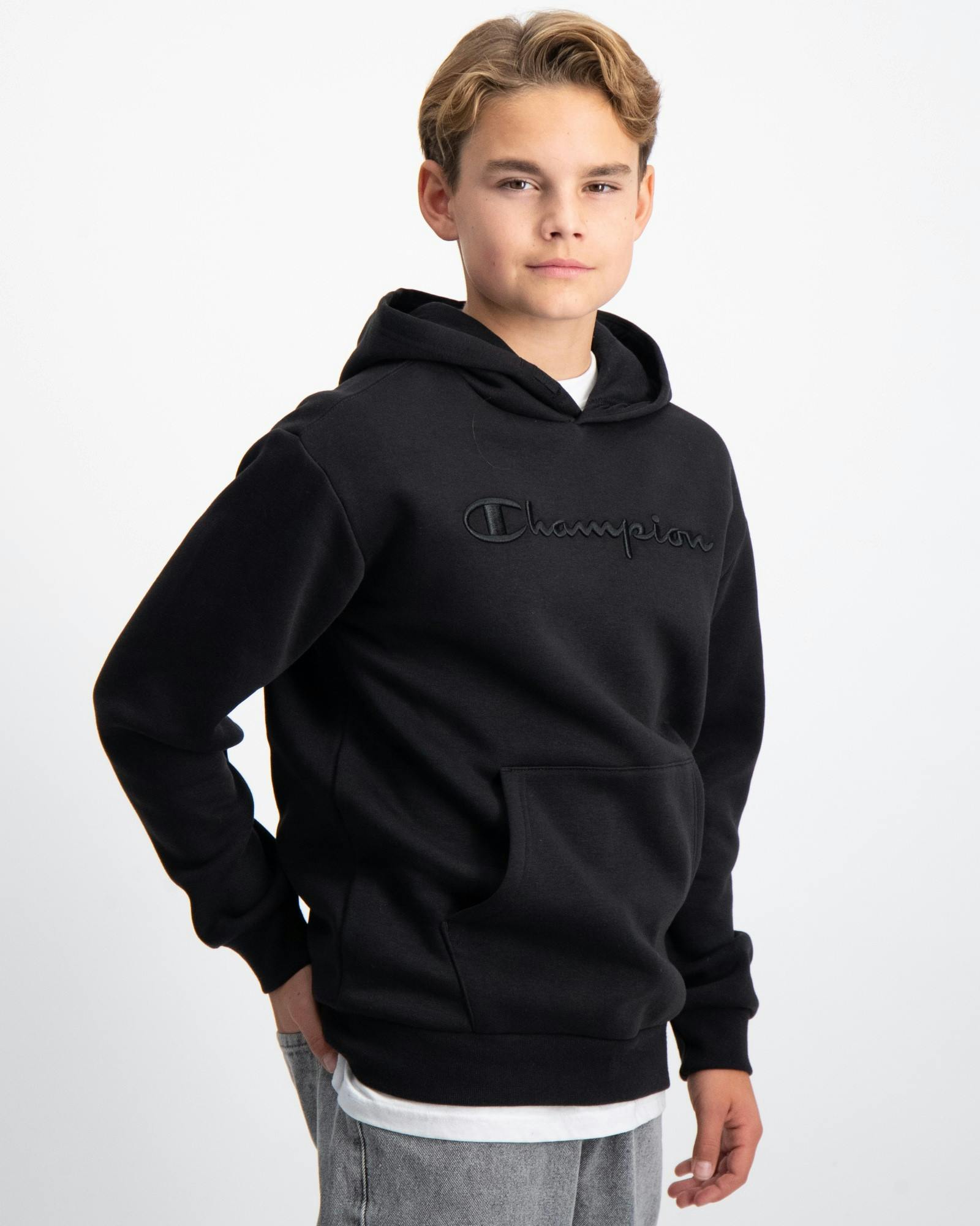 Schwarz Hooded Sweatshirt Jungen für Kids | Brand Store