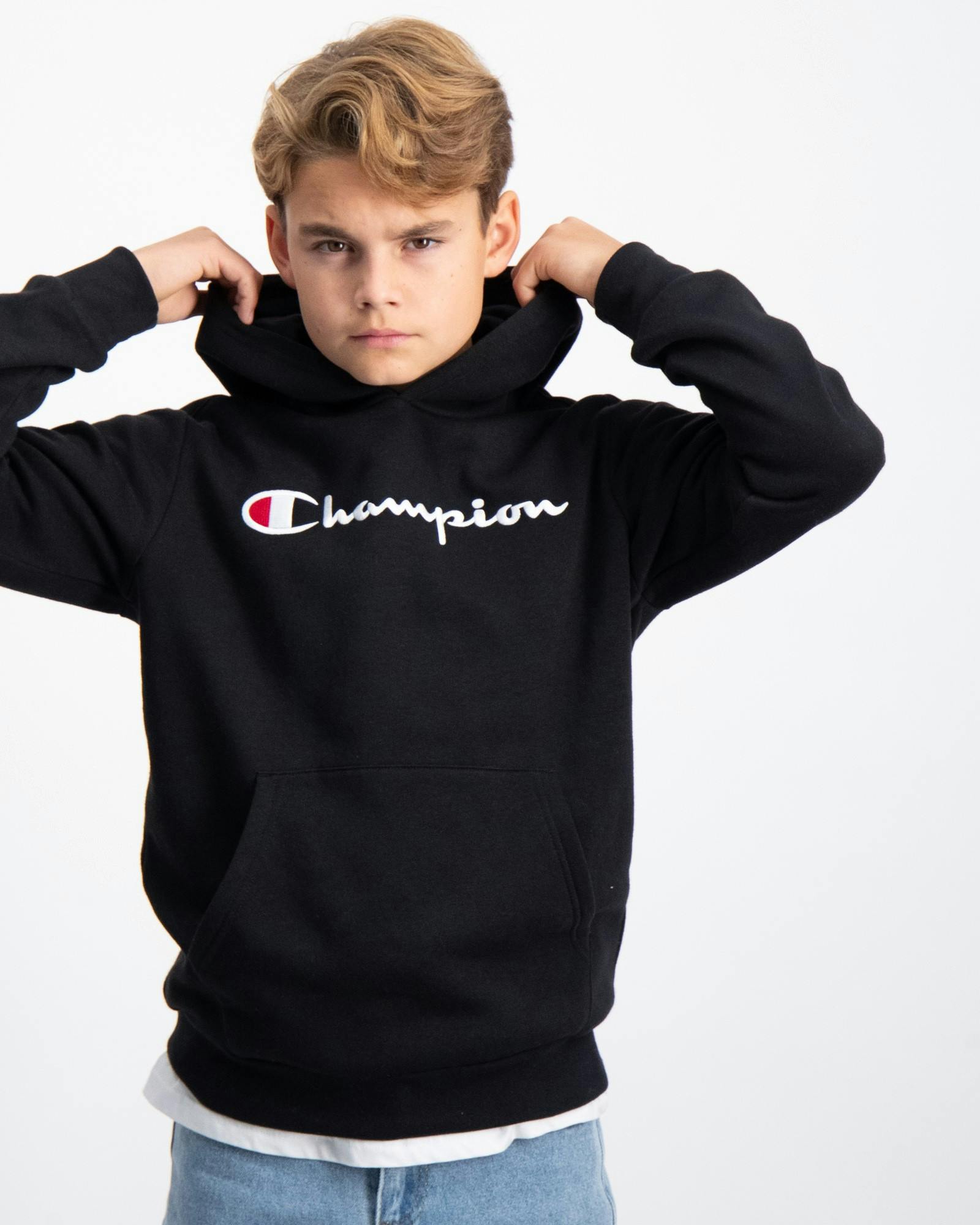 Schwarz Hooded Sweatshirt für Jungen Store | Brand Kids