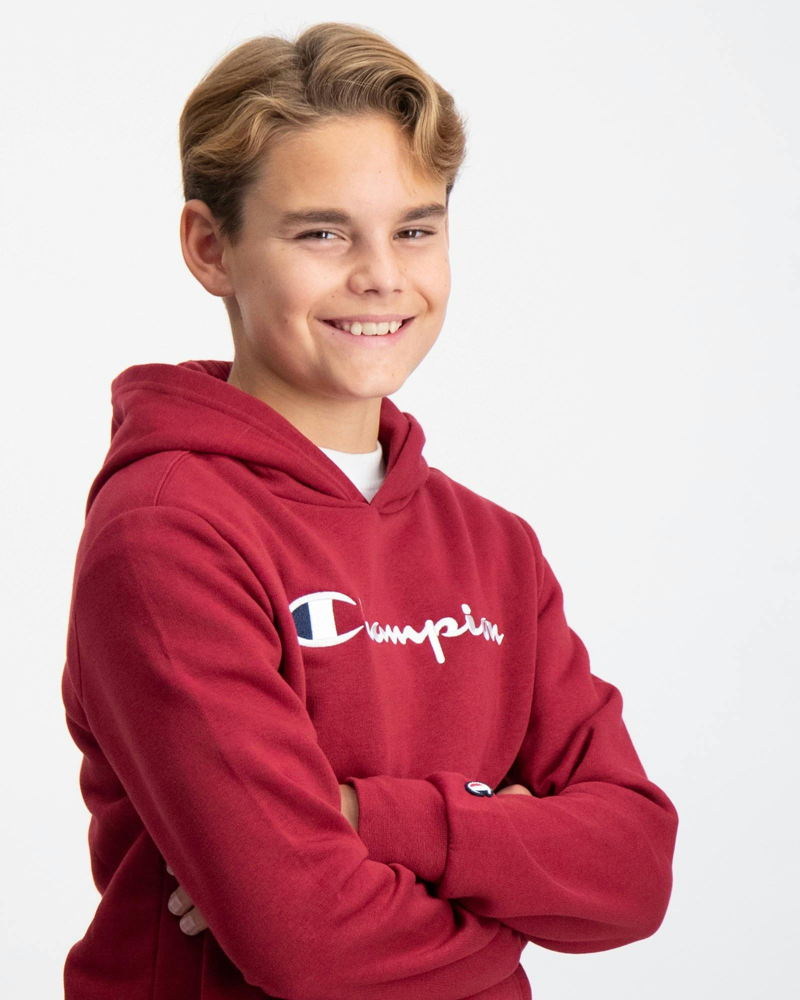Rot | Sweatshirt Jungen Hooded für Store Kids Brand