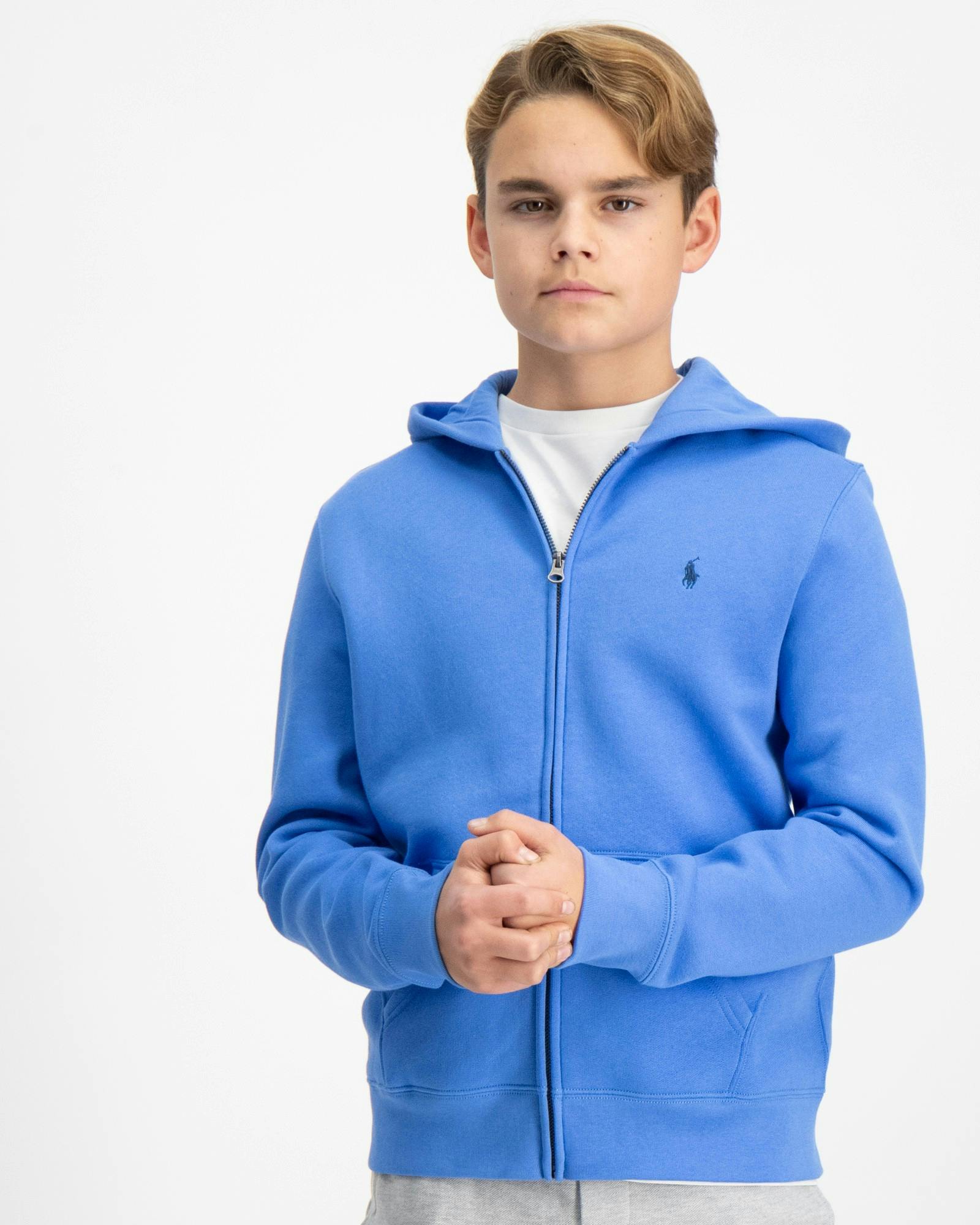 Blau Fleece Full-Zip Hoodie für Jungen | Kids Brand Store