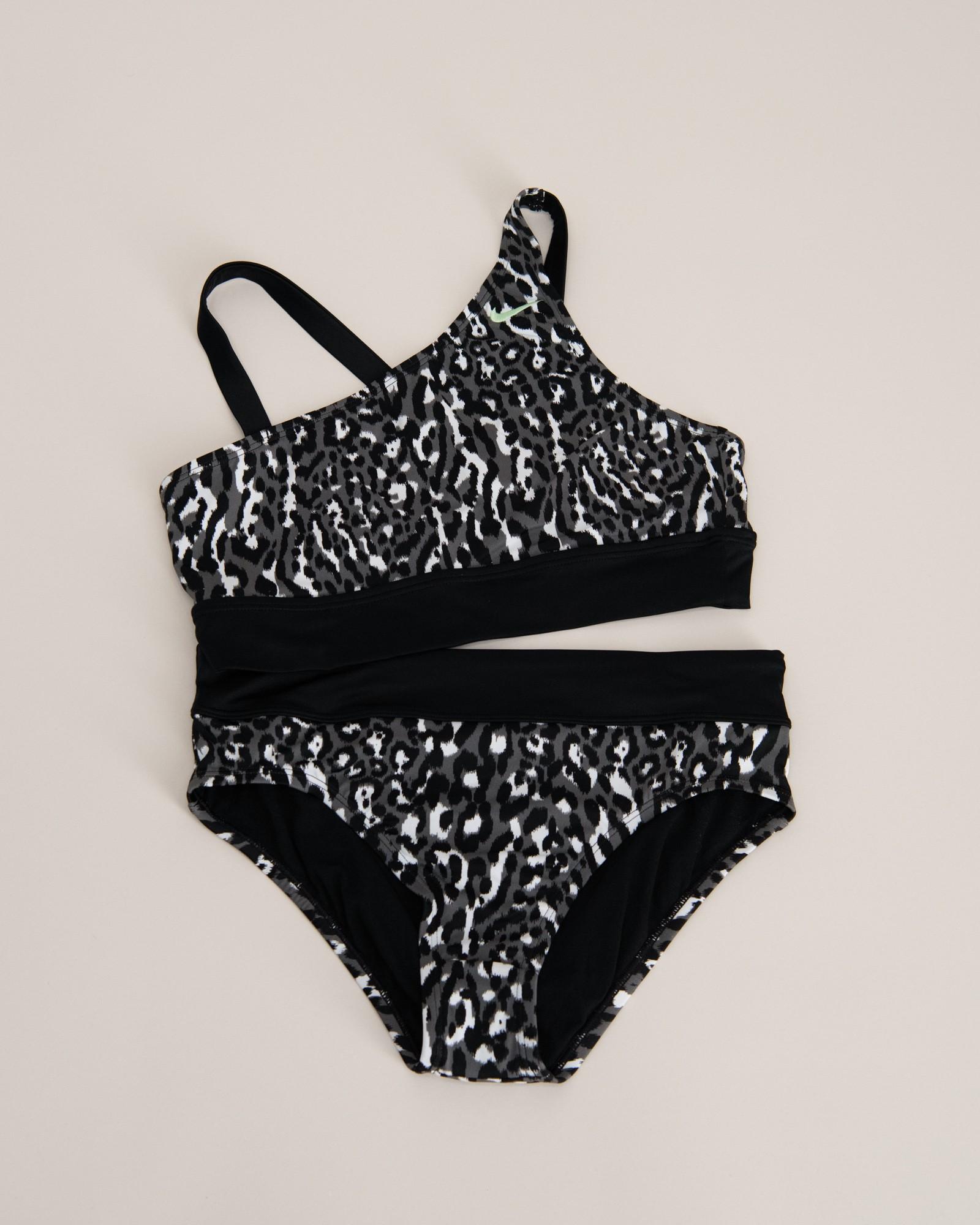 NIKE WILD Asymmetrical Top & Bikini Set