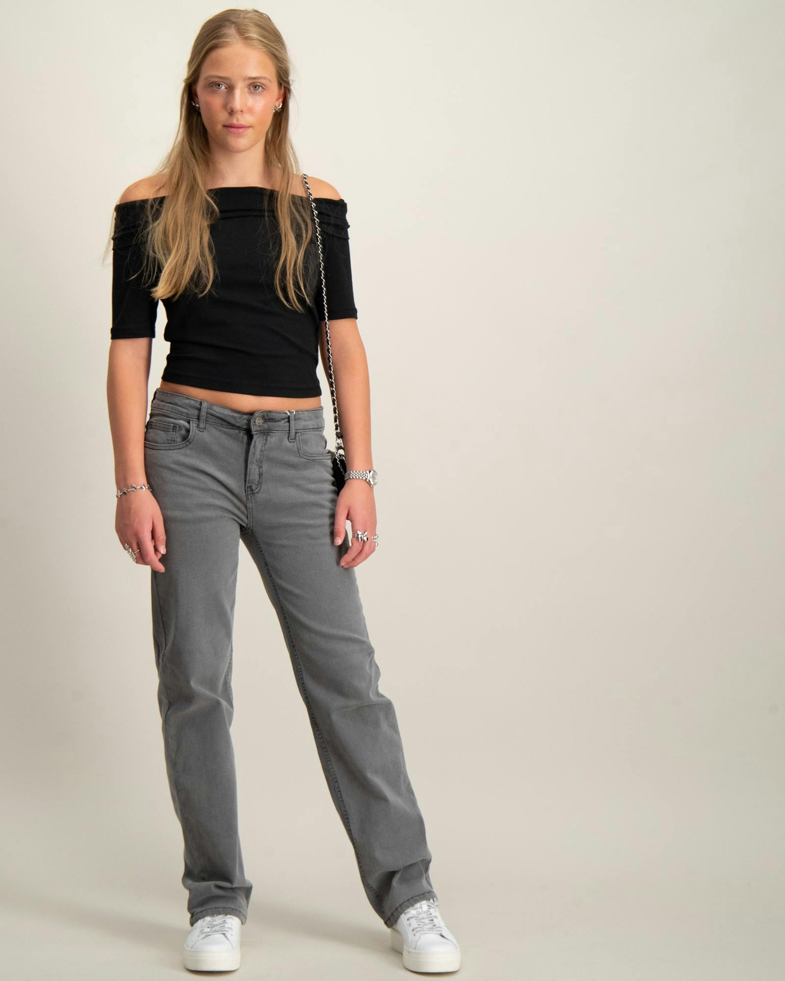 NLFTARIANNES DNM LW STRAIGHT PANT