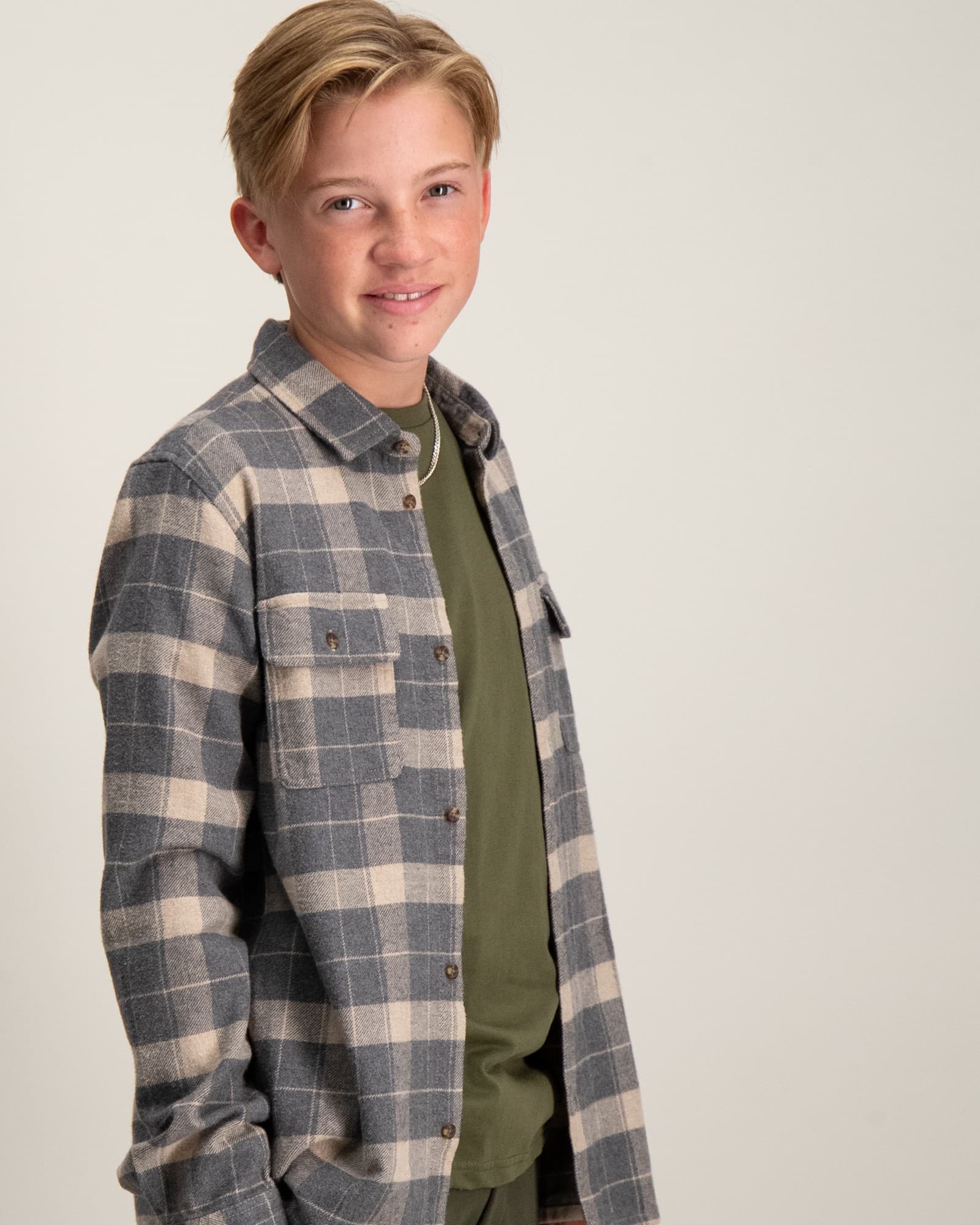 Lennon Check Overshirt Kids