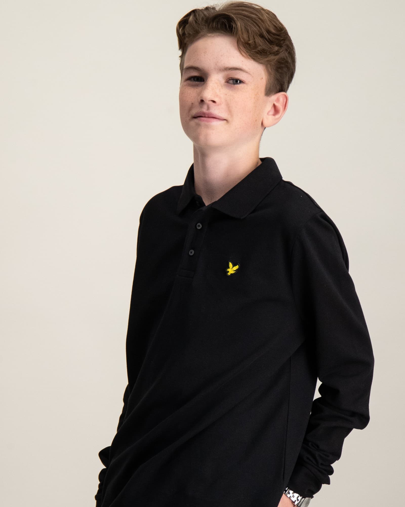 LS Plain Polo Shirt