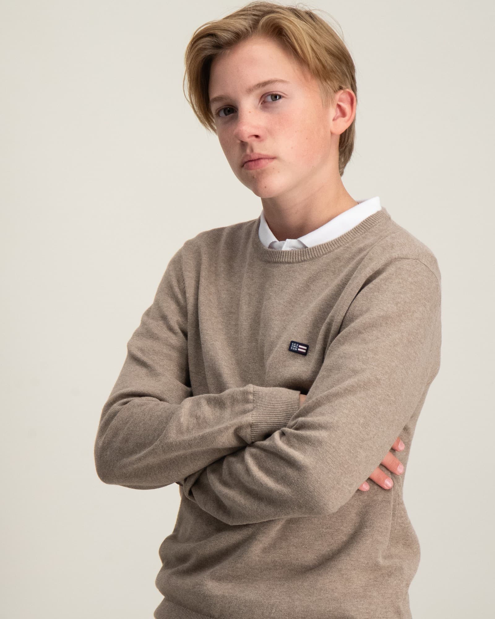 Brayden Cotton Crew Sweater