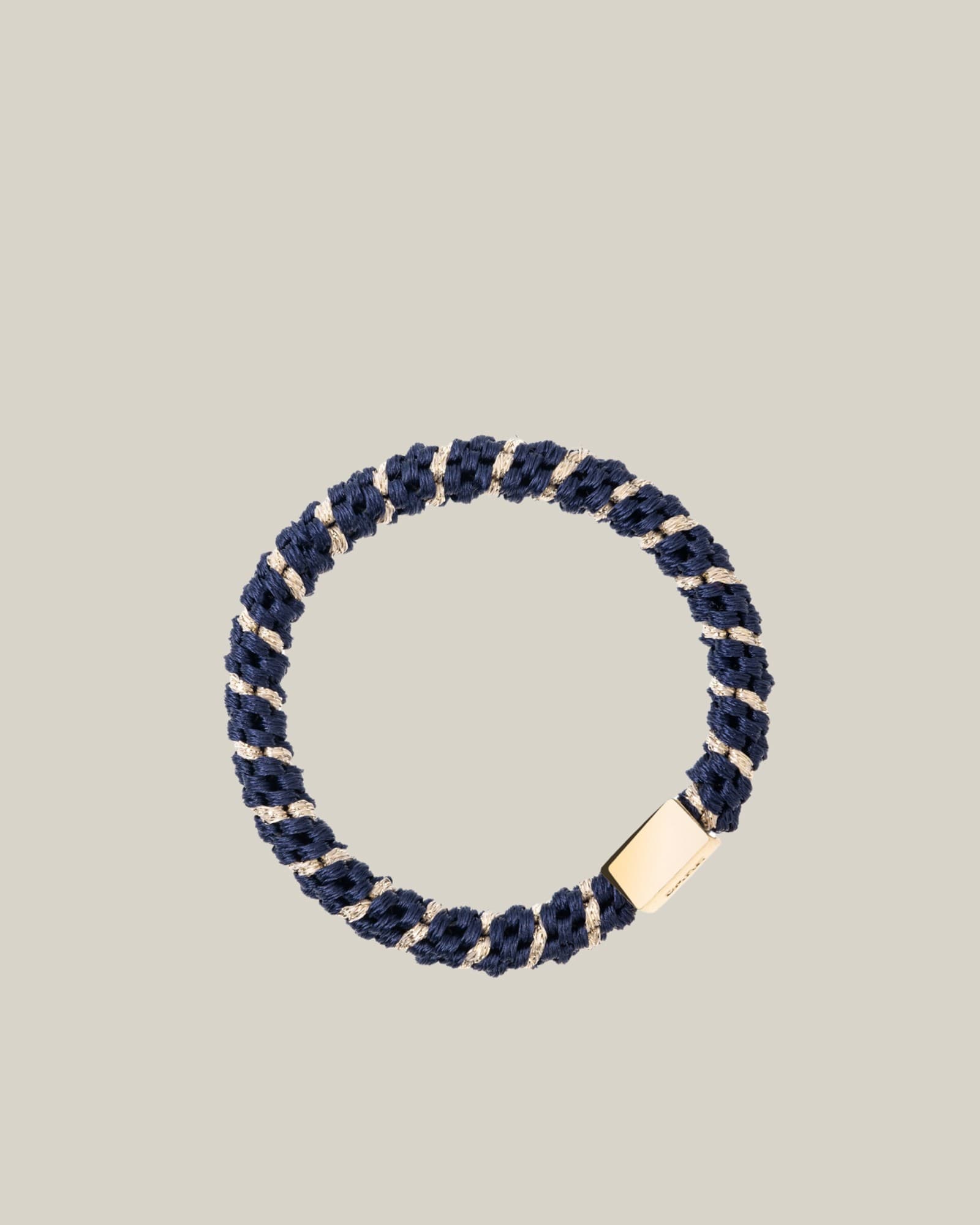 Fat Hair Tie W/Gold