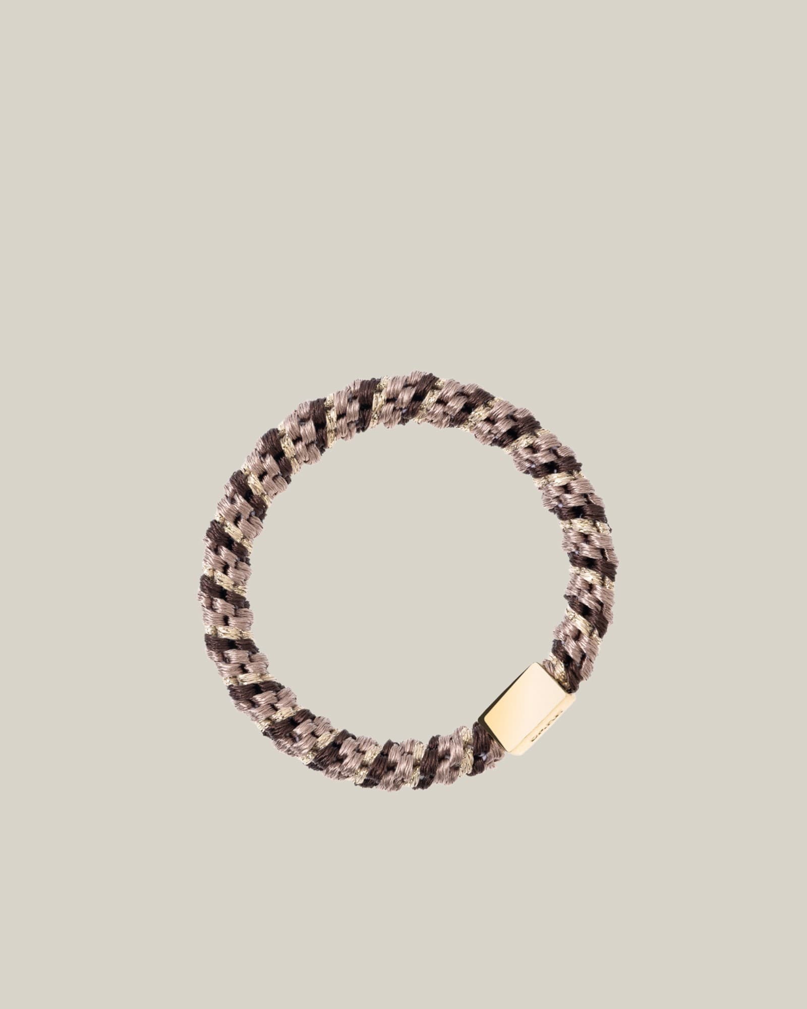 Fat Hair Tie W/Gold