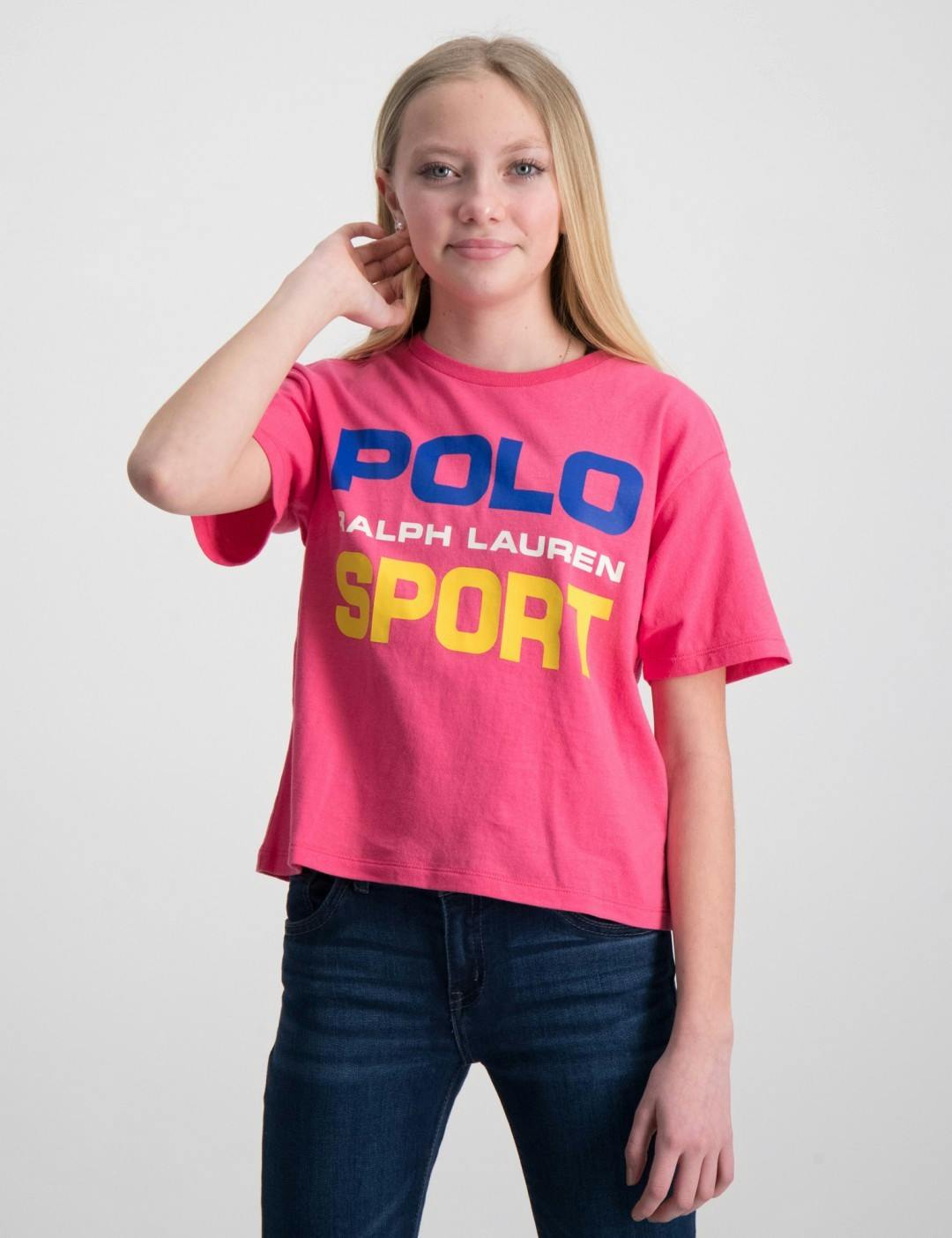 Polo Sport Jersey Cropped Tee