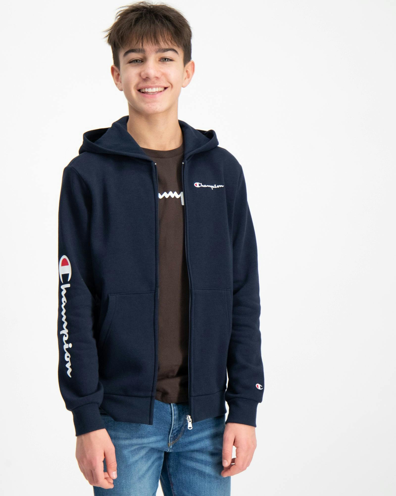Blau Hooded Full Zip Sweatshirt für Jungen | Kids Brand Store