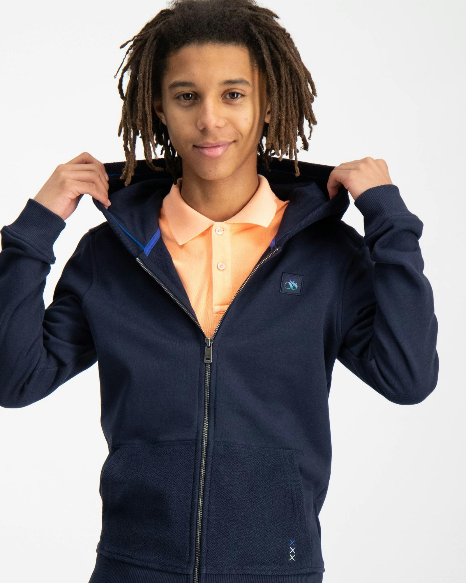 Blau Zip Hoodie für Jungen | Kids Brand Store